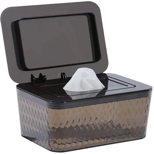 Vista 14 de Paquete de 2 Dispensadores de Toallitas con Diseño de Sello - Dispensador de Toallitas Soporte de Toallitas Caja de Toallitas para Baño Mantiene