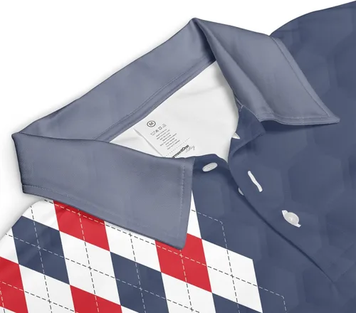 Vista 4 de World's Okayest Golfer - Camisas de golf divertidas personalizadas para hombres, camisas de golf para hombres, camisas de golf de manga corta, polos