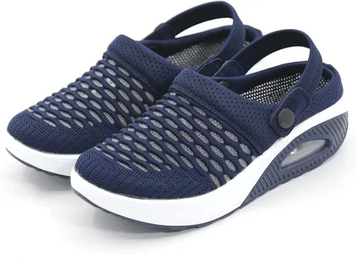 Vista 4 de Zapatos para caminar para mujer, zapatos ortopédicos para caminar para diabéticos