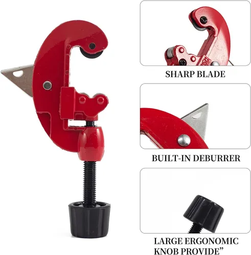 Vista 3 de Cortador de eje de palo de golf de mano, herramienta perfecta para cortar golf, extractor de eje de golf para eje de acero o grafito, ambidiestro