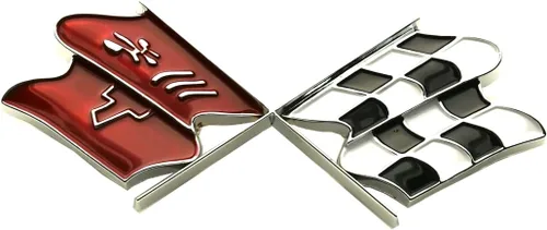Vista 3 de 1 emblema de nariz frontal para Corvette C3 1968-1972 (cromado)