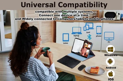 Vista 6 de Ratón inalámbrico de gran ángulo ajustable ergonómico vertical ratón inalámbrico para PC, portátil, computadora, Macbook, 3600 DPI, reposamanos