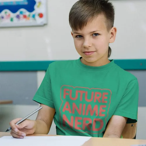Vista 4 de Camiseta de algodón para niño y niña con humor divertido de animé para niños y niñas Solo un diseño blanco