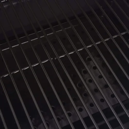 Vista 5 de Ahumador de carbón para barbacoa con estante inferior negro (estilo N) -AA