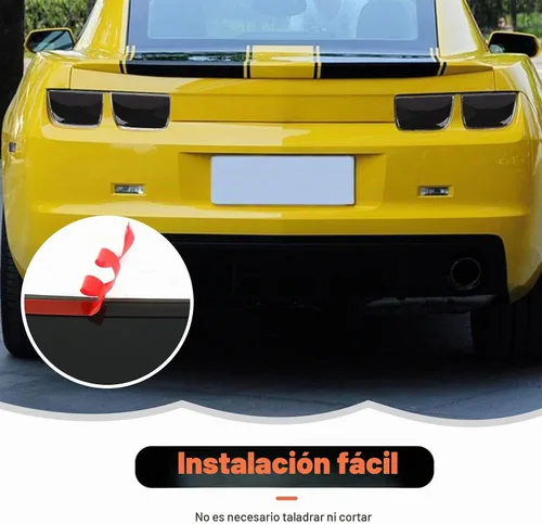 Vista 4 de RT-TCZ Cubierta Protectora de Moldura de Lámpara de Luz Trasera Ahumada Negra Accesorios de Decoración para Chevrolet Chevy Camaro 2010-2013