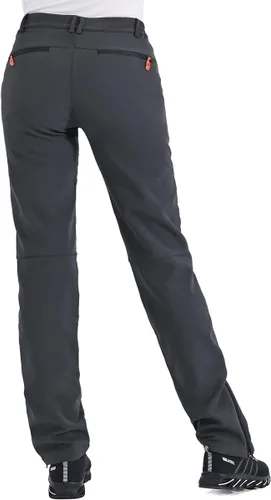 Vista 2 de Postropaky - Pantalones de esquí de nieve para mujer, impermeables, aislados, softshell, snowboard, cierre inferior de pierna