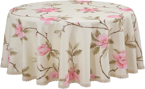 Vista 15 de Mantel cuadrado con estampado floral de 38 x 38 pulgadas, resistente a las manchas e impermeable, para cocina, comedor, interior y exterior