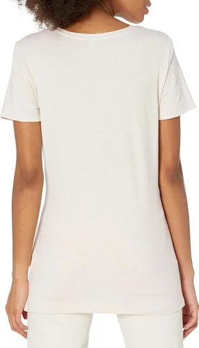 Vista 3 de Tienda Essentials - Camiseta de manga corta con cuello en V para mujer, ajuste clásico, paquete de varias