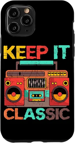 Vista 29 de Keep It Classic Radio 80s 90s Retro Vintage Cassette Player Funda para iPhone 17