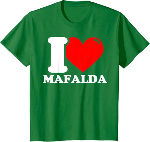 Vista 4 de Camiseta I Love Mafalda, Negro