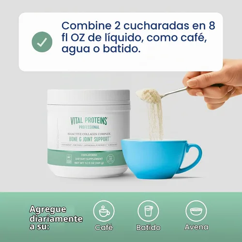 Vista 5 de Vital Proteins Professional Bioactive Collagen Complex Mobility 12.9oz