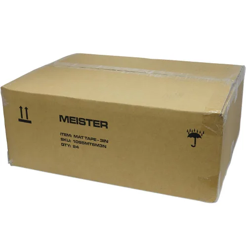 Vista 4 de Cinta adhesiva Meister Premium para alfombrillas de lucha, agarre y ejercicio - Transparente - 3" x 84 pies - 1 rollo (1095MT6M3N) Trusted by high