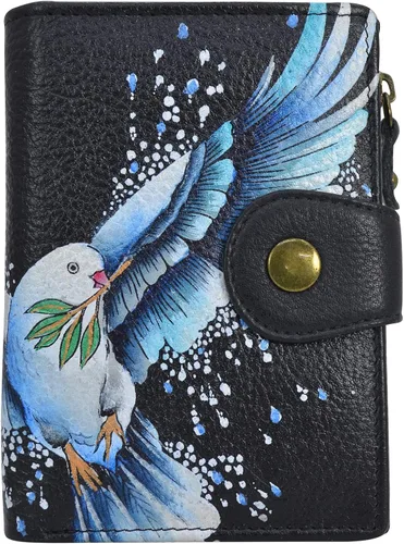 Vista 39 de Anna by Anuschka Cartera de mujer pintada a mano de cuero genuino para mujer