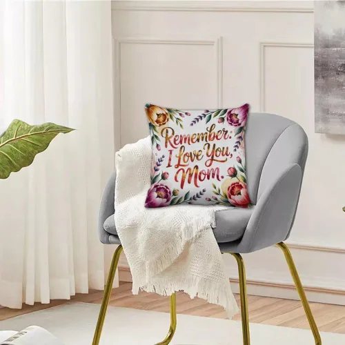 Vista 5 de Moms Birthday Gift Ideas Farmhouse Pillow Covers 18X18 for Mom from Daughter Son Mom Valentines Gift Mama Bear Gifts for Mommy Pillow Case Cozy Room