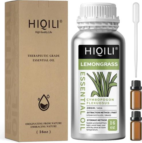 Vista 125 de HIQILI Aceite esencial de albahaca, 100% puro y natural, difusor para dormitorio, yoga, meditación para relajación y calma, crecimiento del cabello