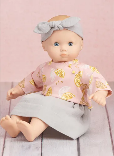 Vista 7 de Simplicity SS9727OS Kit de patrón de costura de ropa de muñeca de 15 pulgadas, sombrero y diadema, código S9727
