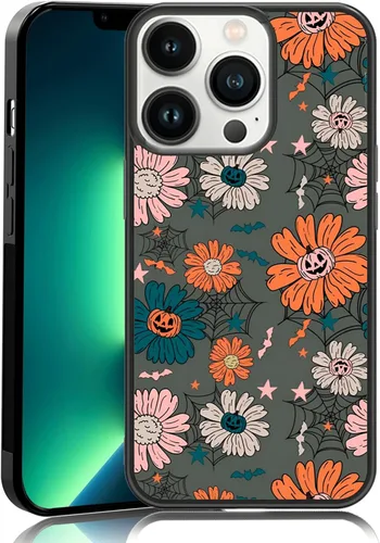 Vista 36 de Funda para iPhone 11 Pro Max, funda protectora de poliuretano termoplástico (TPU) a prueba de golpes, diseño de cabeza de calabaza, diseño de araña