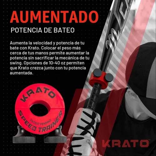 Vista 4 de Krato Bat Weight - Baseball and Softball Bat Training Weight for Youth, High School, College