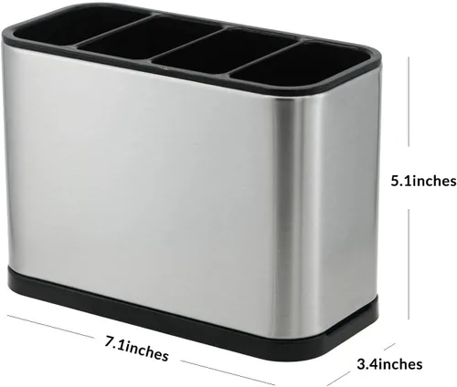 Vista 8 de KESOL Soporte para utensilios de cocina, organizador de cubiertos, 4