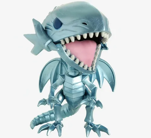 Vista 6 de Yu-Gi-Oh! - Figura de vinilo con diseño de ojos azules y dragón blanco Funko Pop! (paquete con funda protectora compatible con POP Box), multicolor