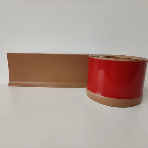 Vista 10 de Base de pared de vinilo flexible de 16.4 pies, moldura para placa base de cala autoadhesiva, tiras de calafateo y recortar con puntera para cubrir