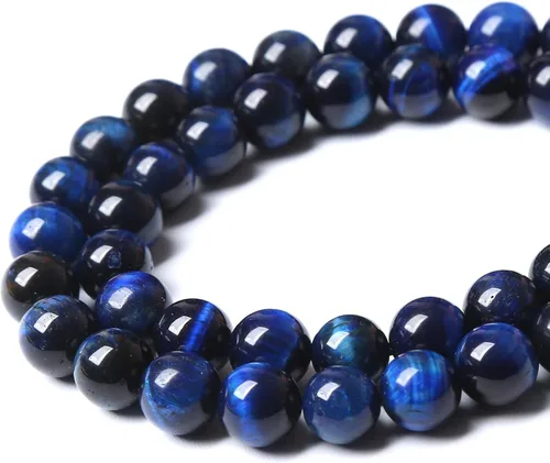 Vista 245 de 100 cuentas de piedra multicolor natural de 0.236 pulgadas (0.236 in), cuentas espaciadoras sueltas redondas para hacer pulseras, collares, aretes