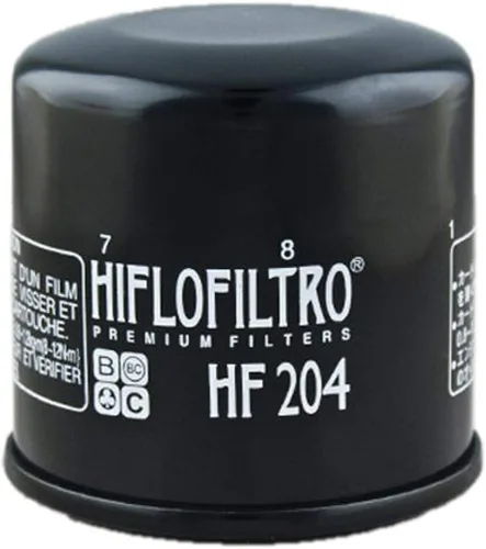 Vista 6 de HiFloFiltro HF204 Filtro de aceite estándar negro premium, individual (paquete de 2)