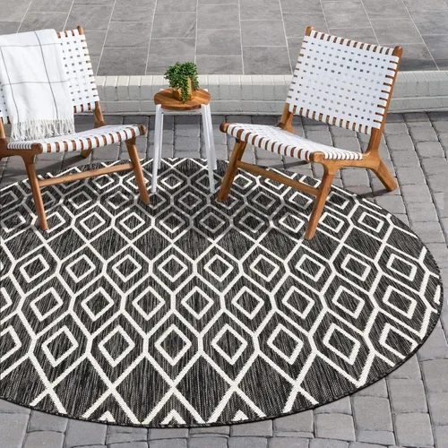 Vista 42 de Jill Zarin Outdoor Collection - Alfombra de área - Turcas y Caicos (2' 2" x 3' 1" Rectángulo Beige/Marrón)