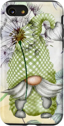 Vista 18 de Cute Gnome Dandelion Flower Pattern for Women Mom Aesthetic Case for iPhone 17