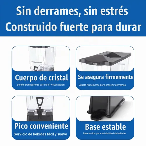 Vista 4 de Dispensadores de bebidas Carlisle TrimLine Premium, Negro, 1