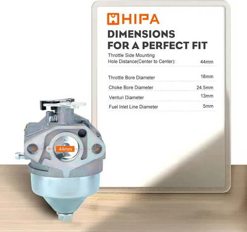 Vista 8 de HIPA GCV190 HRX217 Carburador para Honda GCV 190 GCV190LA GCV190A Motor HRX 217 HRB217 HRX217K1 HRX217K2 Cortacésped Reemplazo 16100-Z0Y-813