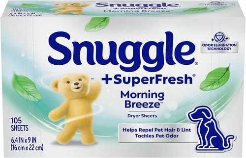 Vista 16 de Snuggle SuperFresh - Hojas para secadora, 200 unidades, brisa matutina