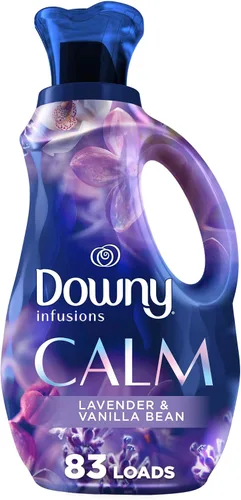 Vista 18 de Downy Líquido suavizante de telas ultrasuave, calma, lavanda y vainilla, 26 onzas líquidas, 39 cargas