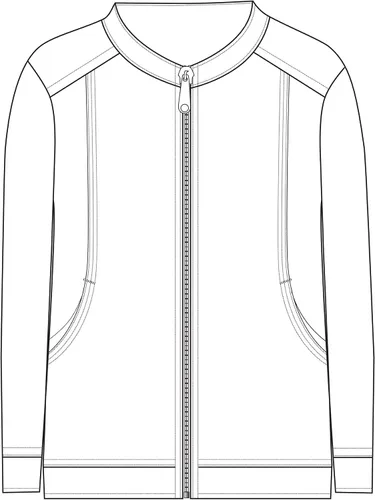 Vista 5 de Natural Uniforms Chaqueta quirúrgica ultra suave y elástica con cremallera para mujer (5200)