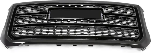 Vista 2 de KUAFU - Rejilla de parachoques delantero compatible con GMC Sierra 2500HD 3500HD 2015-2019 Parrilla superior de malla de parachoques superior