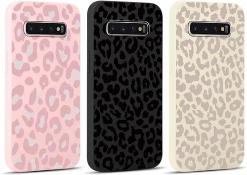 Vista 81 de Pack de 2 fundas con estampado de guepardo para Samsung Galaxy A03s 4G de 6.5", fundas de diseño de patrón de leopardo de lujo, de silicona suave