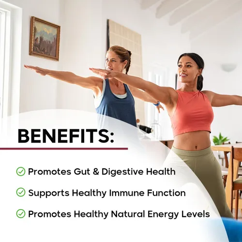 Vista 5 de Suplemento diario de frutas y verduras para adultos, cápsulas súper frutas y verduras para mejorar la energía, la salud intestinal, apoyo