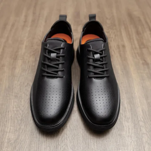 Vista 2 de Bruno Marc - Tenis de vestir MaxFlex de moda para hombre, zapatos casuales clásicos Oxfords