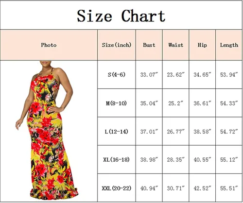 Vista 4 de Vestido largo de fiesta de noche con tirantes florales y espalda descubierta para mujer
