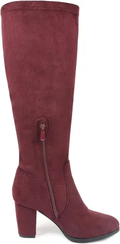 Vista 2 de DREAM PAIRS - Botas altas de tacón grueso para mujer, largo por encima de la rodilla