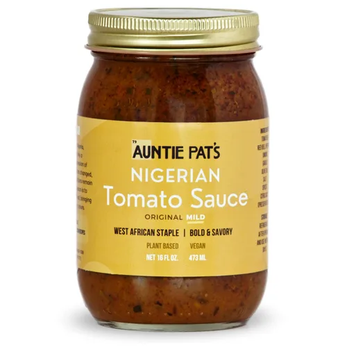 Vista 7 de Auntie Pat's - Salsa de tomate nigeriana- Vegana, estofado nigeriano, bajo en carbohidratos, arroz Jollof, ingredientes limpios, apto para dieta