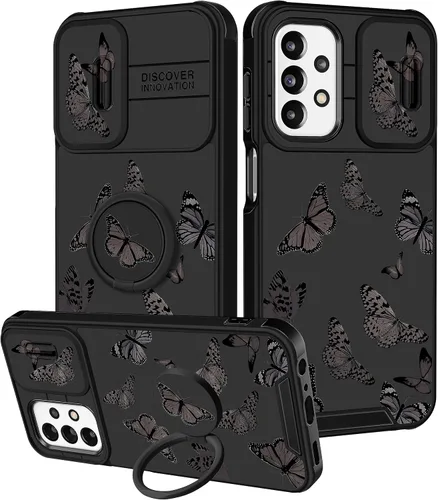 Vista 163 de Funermei para Samsung Galaxy Z Flip 4 Funda - Funda de Teléfono Bonita para Mujeres y Niñas con Mariposas Bonita Estética Femenina Diseño