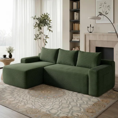 Vista 19 de THSUPER Sofás seccionales sin hueso de pana de 134 pulgadas en forma de U de gran tamaño para sala de estar con diván doble, cómodo sofá de asiento