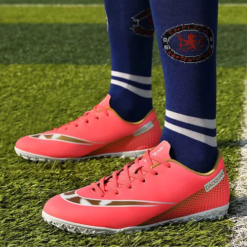 Vista 4 de HaloTeam Zapatos de fútbol para hombre botas de fútbol profesionales de alta calidad transpirables para interiores y exteriores TFAG