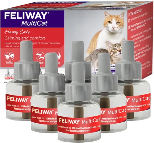 Vista 11 de Feliway MultiCat (48 ml) Relleno de difusor Armonía constante y calma entre gatos en casa