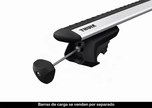 Vista 3 de Thule Paquete de pie de riel elevado Evo Patas elevadas para portaequipajes Evo - Negro, fácil de instalar y ajuste seguro