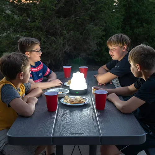 Vista 8 de Kodiak Kompress - Linterna plegable plegable para campamento, linterna LED compacta con carga USB, luz portátil para senderismo, emergencia, cortes