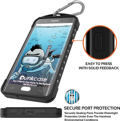 Vista 5 de Punkcase Note FE - Funda impermeable [serie Webster] [ajuste delgado] [certificado IP68] [a prueba de golpes] [a prueba de suciedad]