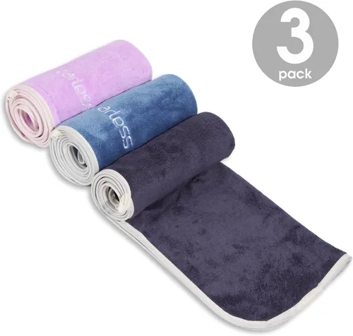 Vista 6 de Juego de toallas de gimnasio de microfibra para hombres y mujeres, toallas súper suaves y de secado rápido para fitness, yoga, ciclismo, natación