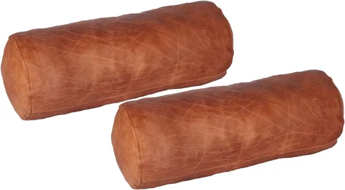 Vista 7 de D DOLLY LAMB Funda de almohada redonda con cilindro cervical Diseño ergonómico para cabeza, cuello, espalda y piernas, ideal para soporte